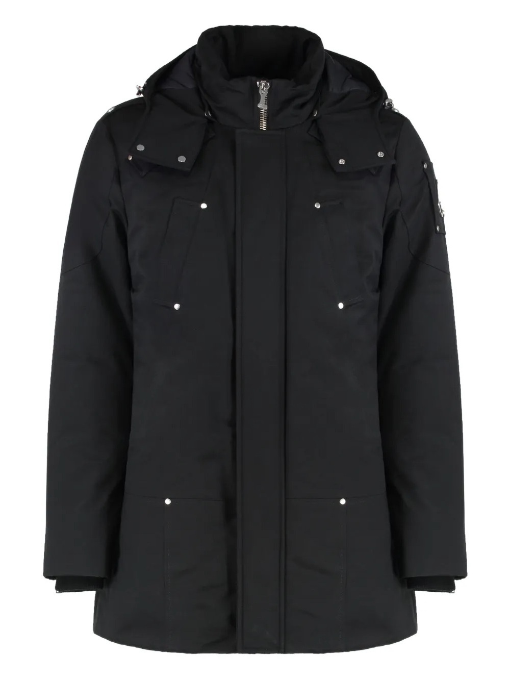 Men’s Moose Knuckles Saint-Ulric Genuine Shearling Trim Down Parka.